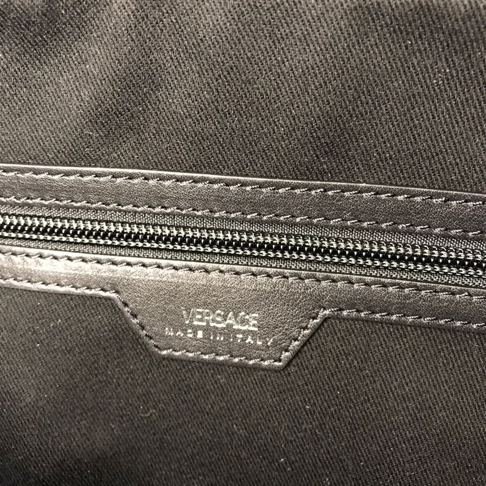 New 💯  Authentic Versace Moto Leather Belt Bag - Picture 14 of 17